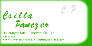 csilla panczer business card